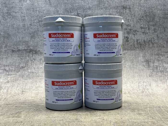 Four tubs of Sudocrem