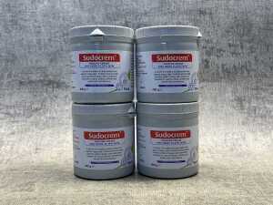Four tubs of Sudocrem