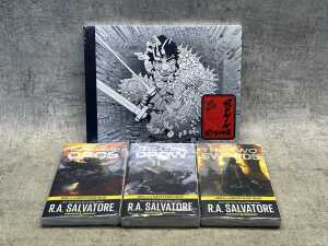 Group of graphic books