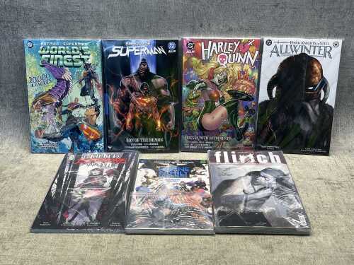 Group of comic books