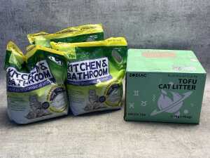 Group of cat litter