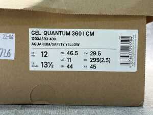 Asics Gel-Quantum 360 I CM size US 12 Men's - 5