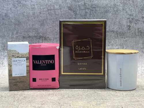 Group of mostly perfume