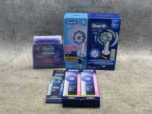 Group of Oral B products