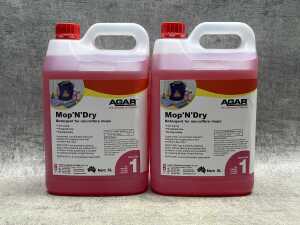 Two bottles of Agar Mop'N'Dry