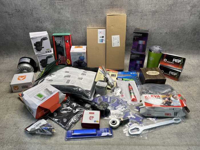 Group of garage products