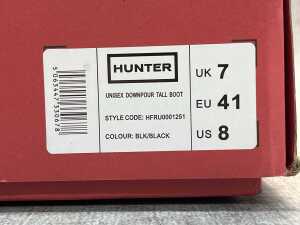 Hunter Unisex Downpour Tall Boots size US 8 - 5