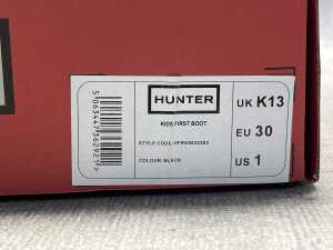 Hunter Kids First Boots size US 1 - 5