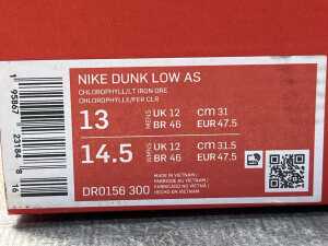 Nike Dunk Low AS size US 13 Men's - 5