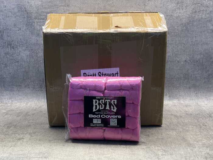 Group of Brett Stewart tattoo bed covers
