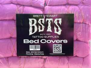 Group of Brett Stewart tattoo bed covers - 2