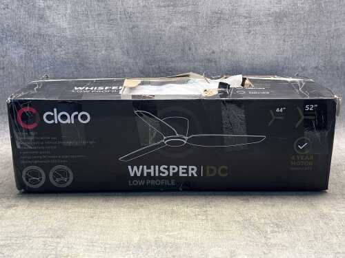 Claro Whisper DC ceiling fan