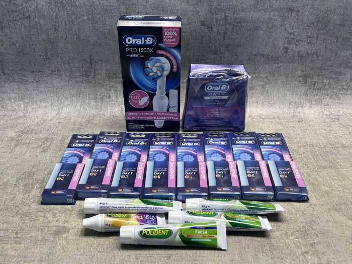Group of oral hygiene products