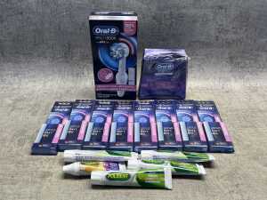 Group of oral hygiene products
