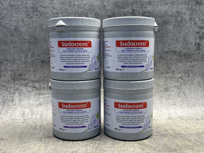 Four tubs of Sudocrem