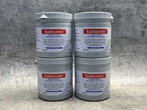 Four tubs of Sudocrem