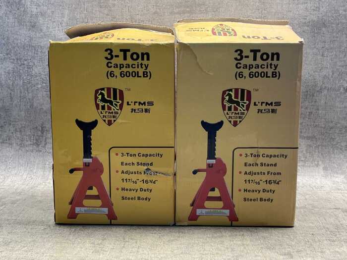 Two L'IMS jack stands