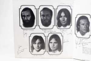 Fraternity 'Flaming Galah' promo vinyl record, signed inside gatefold by all band members - 5