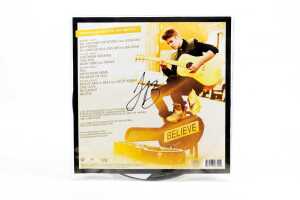 Justin Bieber 'Believe' picture disc vinyl record with autographed inner tracklist - 2