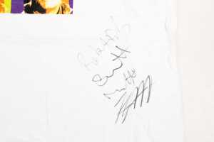 Two John Farnham T-shirts, one signed - 3