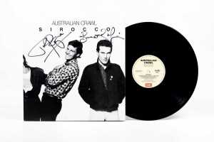 Australian Crawl 'Sirocco' signed vinyl record
