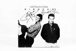Australian Crawl 'Sirocco' signed vinyl record - 2