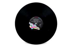 Split Enz 'Disrythmia' vinyl record, signed to cover - 3