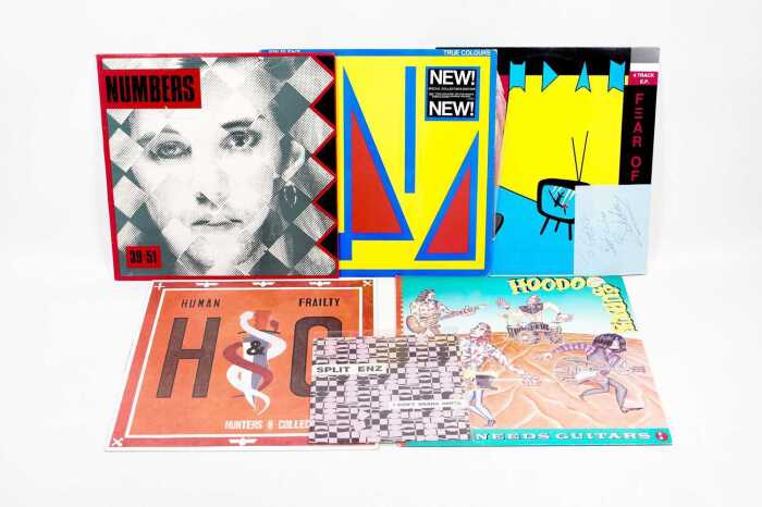 Six Australian Rock and New Wave vinyl records, including a 7" single