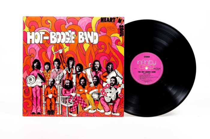 Heart 'n' Soul 'Hot Boogie Band' Australian Jazz Rock vinyl record