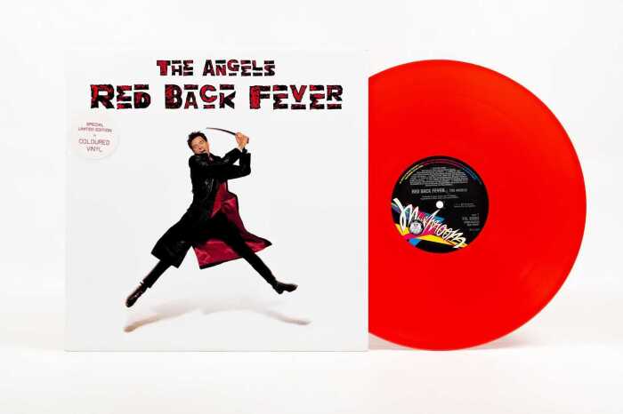 The Angels 'Red Back Fever' limited edition red vinyl record