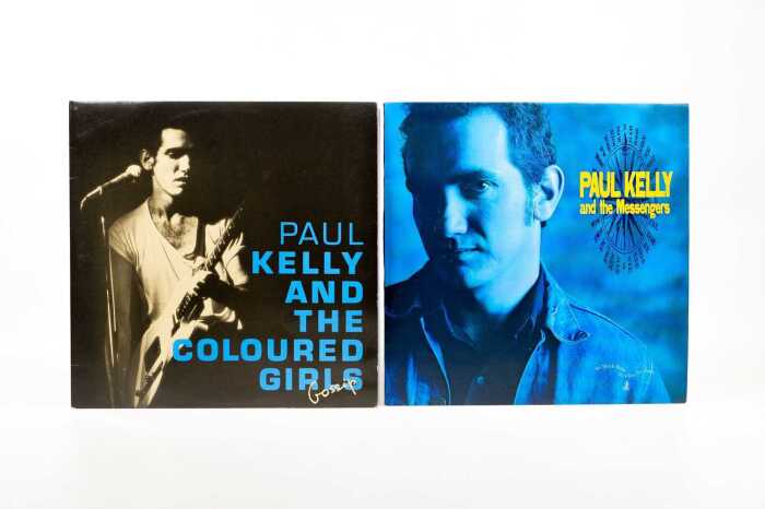 Two Paul Kelly vinyl records