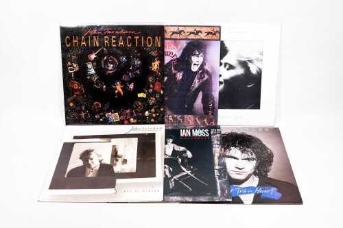Six Australian Rock vinyl records