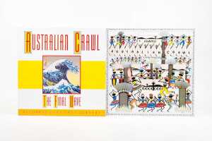 Six Australian Crawl vinyl records - 2