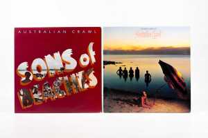 Six Australian Crawl vinyl records - 4