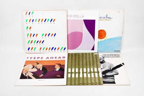 Six Jazz and Contemporary Classical vinyl records