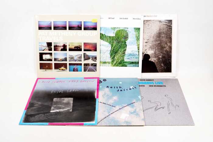 Six ECM Jazz vinyl records