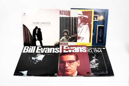 Seven Piano and Keyboard Jazz vinyl records