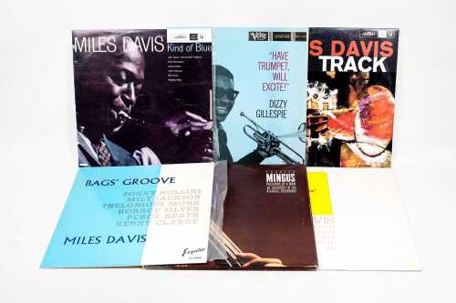 Six Jazz vinyl records