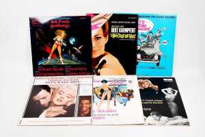 Six soundtrack vinyl records