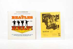Six Beatles vinyl records - 2
