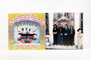 Six Beatles vinyl records, all late '70s pressings - 2