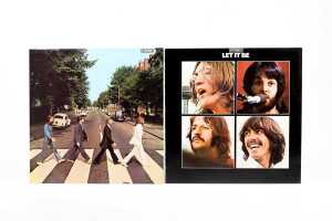 Six Beatles vinyl records, all late '70s pressings - 3
