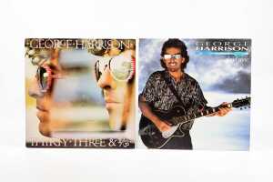 Six George Harrison vinyl records - 2