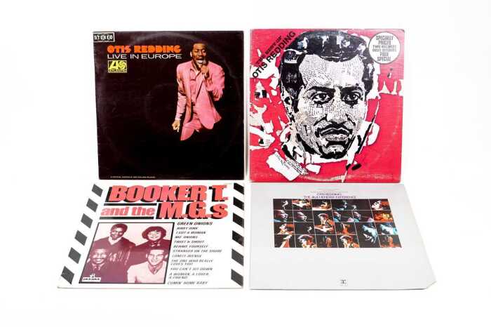 Four Soul vinyl records, mostly Otis Redding