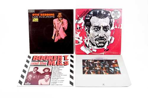 Four Soul vinyl records, mostly Otis Redding