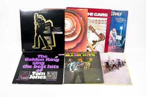 Seven Rock and Pop vinyl records