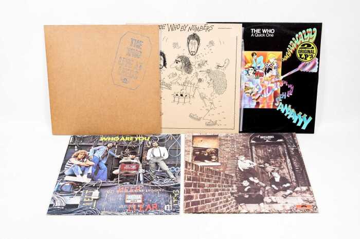 Five The Who vinyl records
