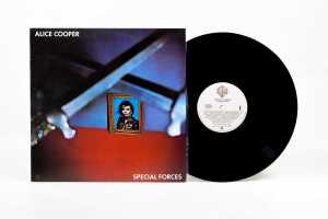 Four Rock vinyl records - 4