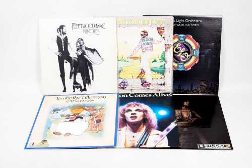 Six '70s Pop vinyl records