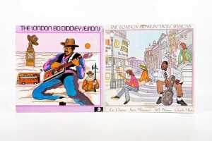 Five Rock, Blues and Reggae vinyl records, including Led Zeppelin - 4
